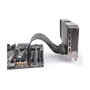 DeLOCK 81593 Riser Karte PCIe 5.0 x16 Stecker zu x16 Slot con Cable 30 cm - Negro para PC