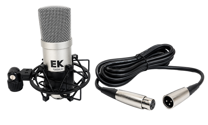 Ek 7000XLR Micrófono de Condensador Cardioide Ek 7000XLR Micrófono de Condensador Cardioide