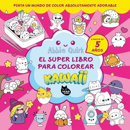 NEKO BOOKS, El súper libro para colorear Kawaii, Abbie Quirk - 