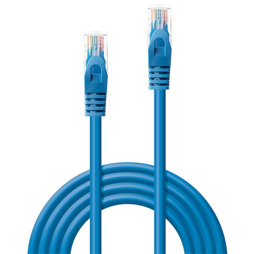 LINDY Patchkabel Cat6 U/UTP Basic Azul 0,3m