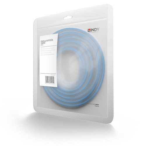 LINDY Patchkabel Cat6 U/UTP Basic Azul 0,3m