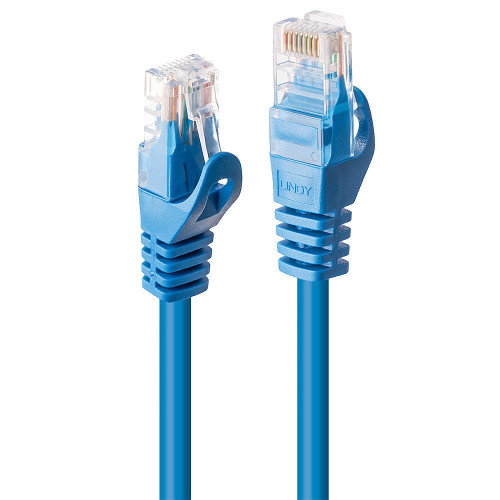 LINDY Patchkabel Cat6 U/UTP Basic Azul 0,3m