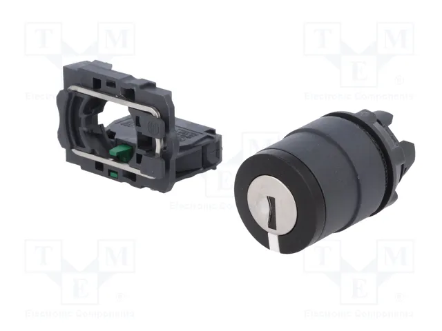 SCHNEIDER ELECTRIC Interruptor rotativo con llave Harmony XB5 22mm Negro