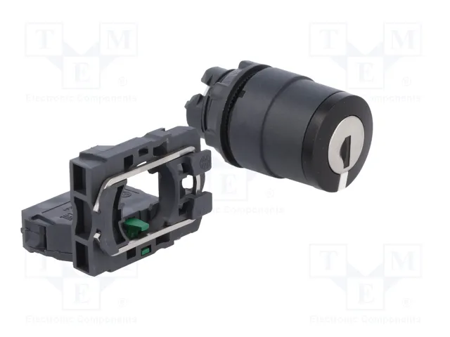 SCHNEIDER ELECTRIC Interruptor rotativo con llave Harmony XB5 22mm Negro