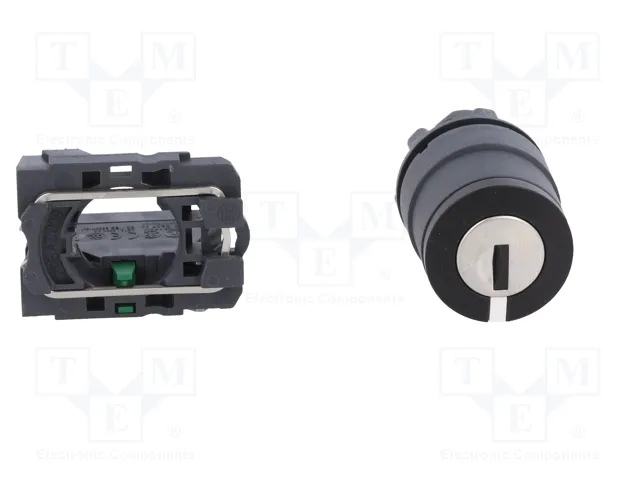 SCHNEIDER ELECTRIC Interruptor rotativo con llave Harmony XB5 22mm Negro