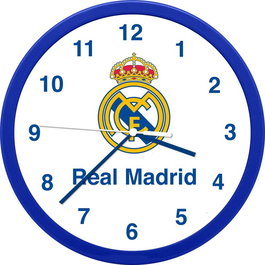 KIDS LICENSING Reloj de Pared Real Madrid 24,5cm