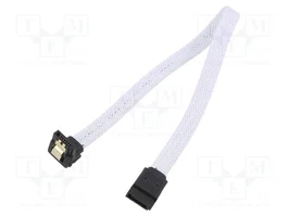 SAVIO Cable SATA III de 0,3m con conector angular