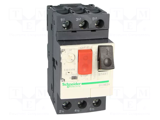 SCHNEIDER ELECTRIC GV2ME04 Interruptor motorizado 0,12/0,18kW 230÷690VAC