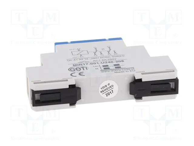 DOBRY CZAS MIR17-001-U240-208 Relé de instalación NC x2 + NA x2