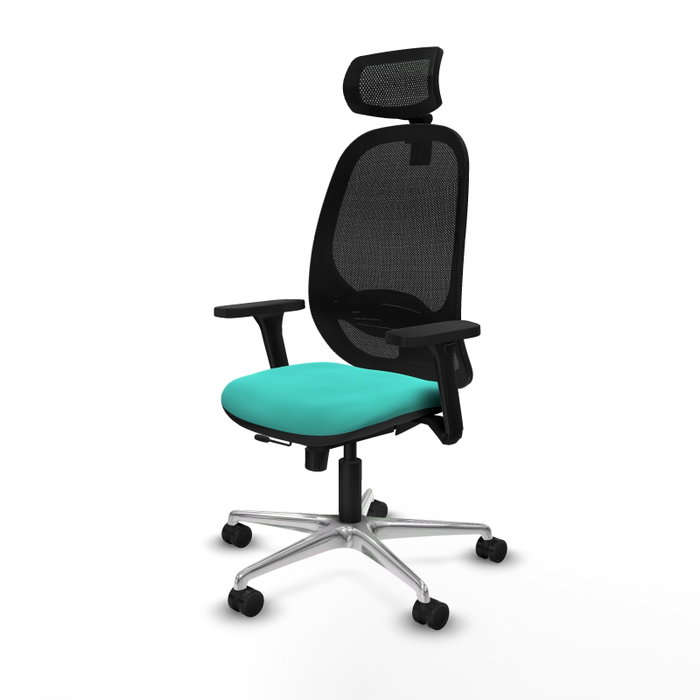 PIQUERAS Y CRESPO Silla de oficina Cilanco Turquesa y Negro PIQUERAS Y CRESPO Silla de oficina Cilanco Turquesa y Negro