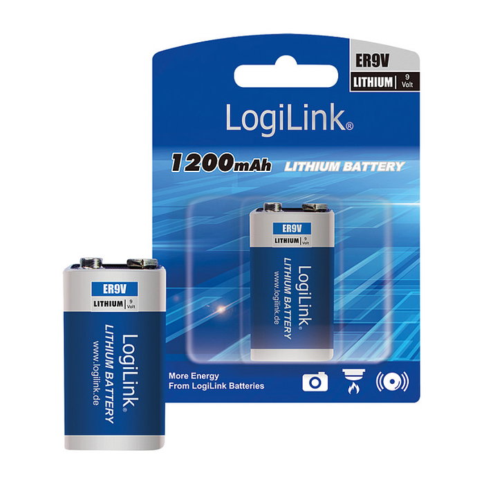 LogiLink Batería de Litio 9V LogiLink Batería de Litio 9V