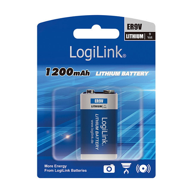 LogiLink Batería de Litio 9V LogiLink Batería de Litio 9V