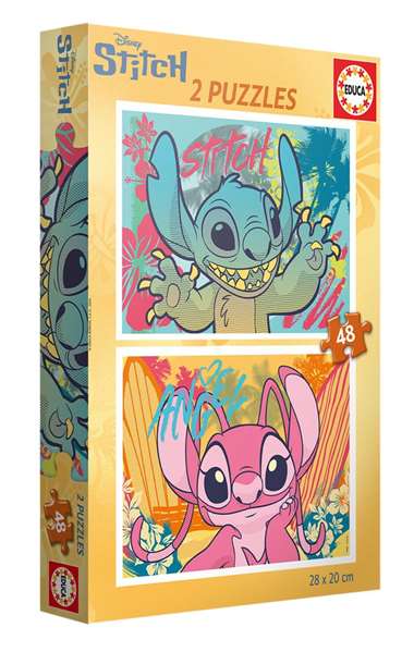 Educa Puzzle 2 X 48 piezas Stitch Educa Puzzle 2 X 48 piezas Stitch