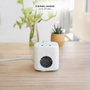 Nanocable Regleta Cubo con 3 Enchufes y 3 USB (2 USB-A + 1 USB-C), GaN, Blanco