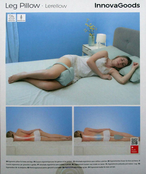 Almohada para Piernas con Cinta de Sujeción Lerellow InnovaGoods