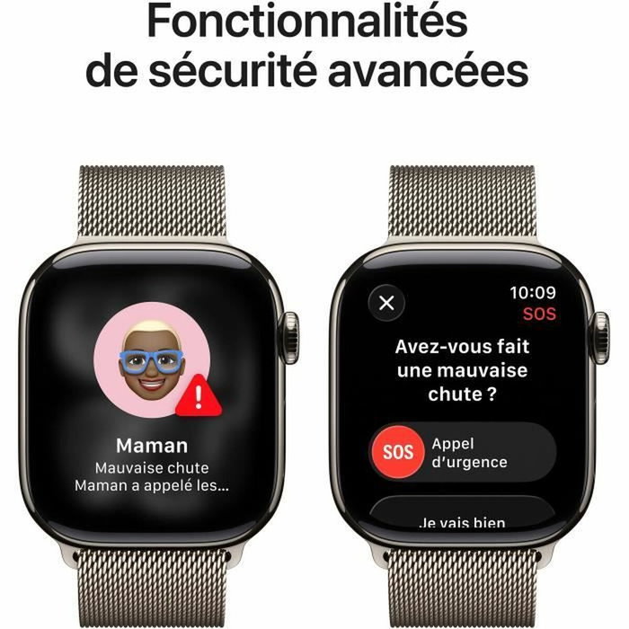 Apple Watch Series 11 Titan Natur Cellular 42mm (Milanaise Armband natur) Apple Watch Series 11 Titan Natur Cellular 42mm (Milanaise Armband natur)