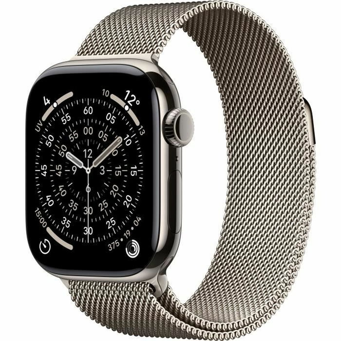 Apple Watch Series 11 Titan Natur Cellular 42mm (Milanaise Armband natur) Apple Watch Series 11 Titan Natur Cellular 42mm (Milanaise Armband natur)