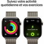 Apple Watch Series 11 Titan Natur Cellular 42mm (Milanaise Armband natur)