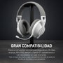 Krom Phase Auriculares Gaming Inalámbricos con Micrófono, Blanco