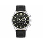 Timberland TDWGC9001201 con correa de cuero negra y caja plateada