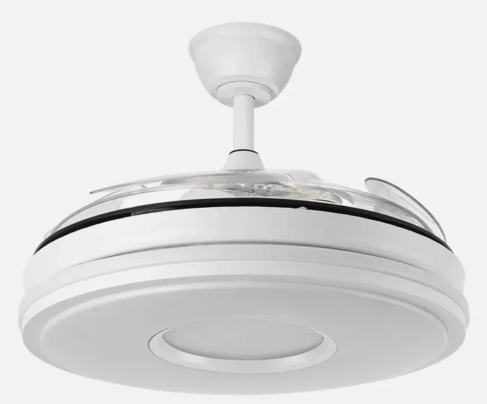Fabrilamp Ventilador de Techo Serie DANI Blanco con Motor DC y Luz LED Fabrilamp Ventilador de Techo Serie DANI Blanco con Motor DC y Luz LED