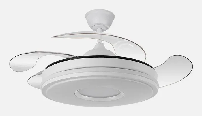 Fabrilamp Ventilador de Techo Serie DANI Blanco con Motor DC y Luz LED Fabrilamp Ventilador de Techo Serie DANI Blanco con Motor DC y Luz LED