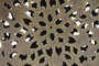DKD Home Decor Mesita Auxiliar Oriental Dorado Marron 30 x 42 x 30 cm