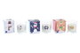 DKD Home Decor Vela Cera Parafina Amigos Santa Surtido de 3 unidades