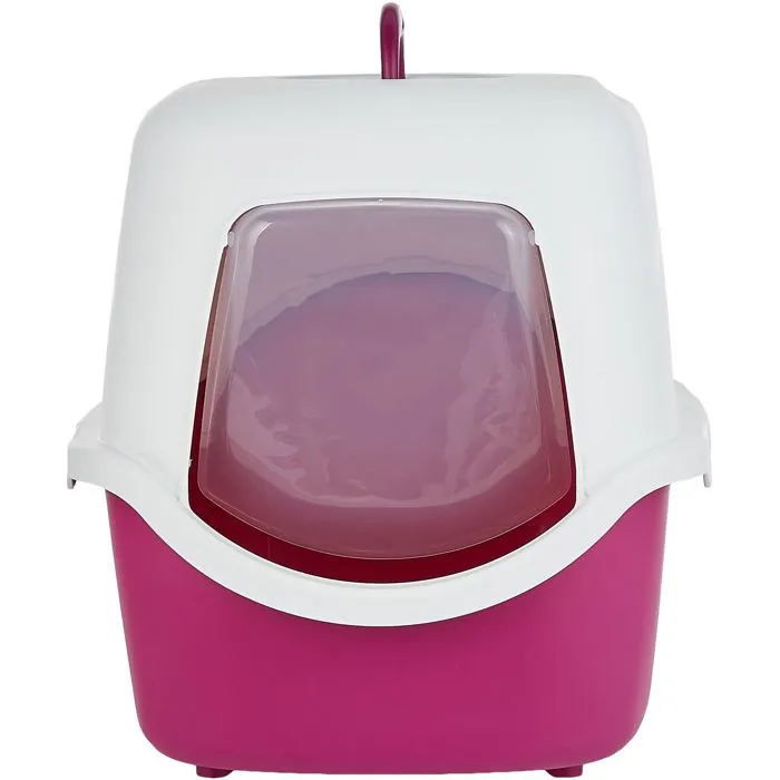 Trixie Caja de arena Vico Tapa 40 x 40 x 56 cm Baya y blanco