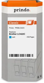 Prindo Cartucho de tinta cian PRIBLC422C Classic