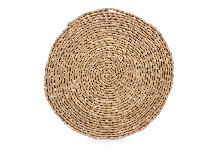 Kinvara Salvamantel 30 cm Diámetro (30x1x30 cm) de Fibra Natural (Maíz) Color Natural (Set de 24)