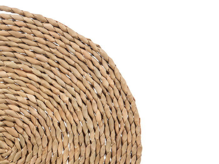 Kinvara Salvamantel 30 cm Diámetro (30x1x30 cm) de Fibra Natural (Maíz) Color Natural (Set de 24)