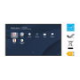 Viewsonic CDE5514-2C Pantalla Digital 4K UHD de 55 pulgadas (139.7 cm) 500nits con Android, WiFi, HDMI/LAN/USB-C, para Señalización Comercial 24/7