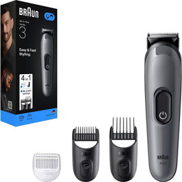 Braun All in One Multigroom - Afeitadora Eléctrica con Accesorios