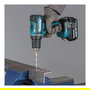 Makita DDF485RTJ - Taladro Percutor Atornillador a Bateria de 18V, Sin Llave, 1900 RPM, Capacidad en Acero 1.3 cm, Incluye 2 Baterias y Cargador (Kit)
