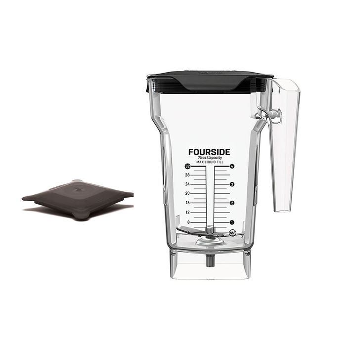 BLENDTEC - 40-609-62 - Jarra FOURSIDE de 1 litro con tapa plana dura para batidora profesional Blendtec BLENDTEC - 40-609-62 - Jarra FOURSIDE de 1 litro con tapa plana dura para batidora profesional Blendtec