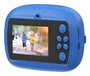 Celly KIDSCAMPRINT Cámara de fotos digital para niños imprimible, color azul, 1300 mAh, USB Tipo C, 150 g