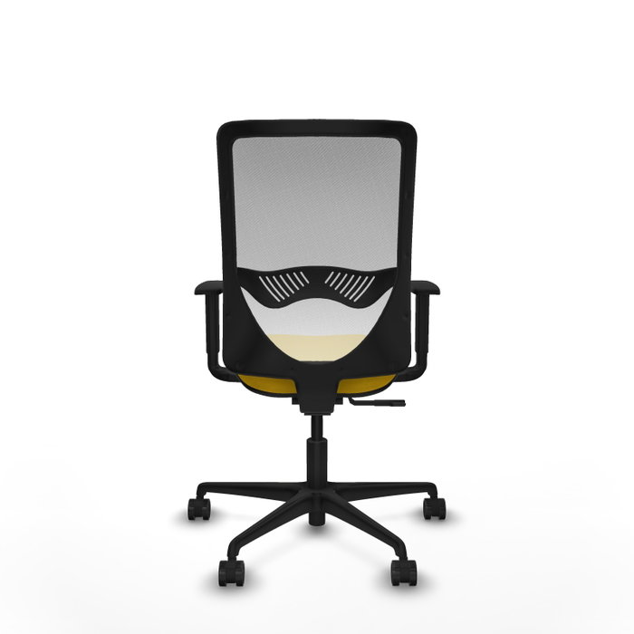 PIQUERAS Y CRESPO Silla de oficina Zulema con Mecanismo Sincro, Amarillo y Blanco PIQUERAS Y CRESPO Silla de oficina Zulema con Mecanismo Sincro, Amarillo y Blanco