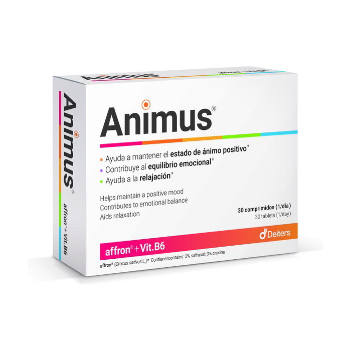 Deiters Animus 30 comprimidos Fitoterapia y cosmética natural para el equilibrio emocional y relajación Deiters Animus 30 comprimidos Fitoterapia y cosmética natural para el equilibrio emocional y relajación