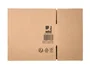 Q-connect Caja embalar americana carton reciclado canal simple 5 mm color kraft 250x150x100 mm