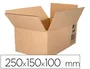 Q-connect Caja embalar americana carton reciclado canal simple 5 mm color kraft 250x150x100 mm