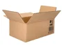 Q-connect Caja embalar americana carton reciclado canal simple 5 mm color kraft 250x150x100 mm