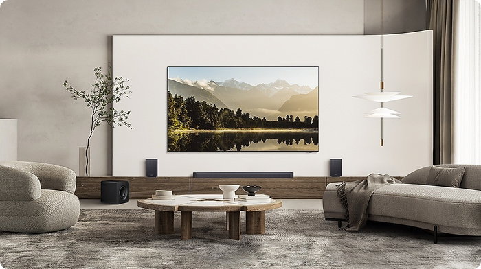 Samsung HW-Q930H/EN 9.1.4 canales con Dolby Atmos y HDMI ARC, Negro