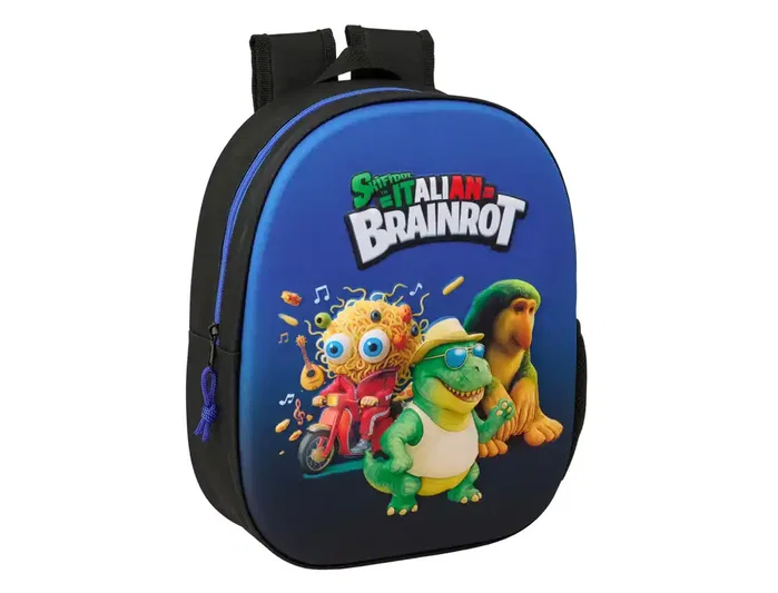 Safta Mochila 3D Brainrot 27x33x10cm