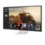 LG 43SQ700S-W Smart Monitor 42.5" 4K UHD IPS Multimedia Smart TV webOS22 con AirPlay 2, Screen Share, USB-C, HDMI y Altavoces Blanco