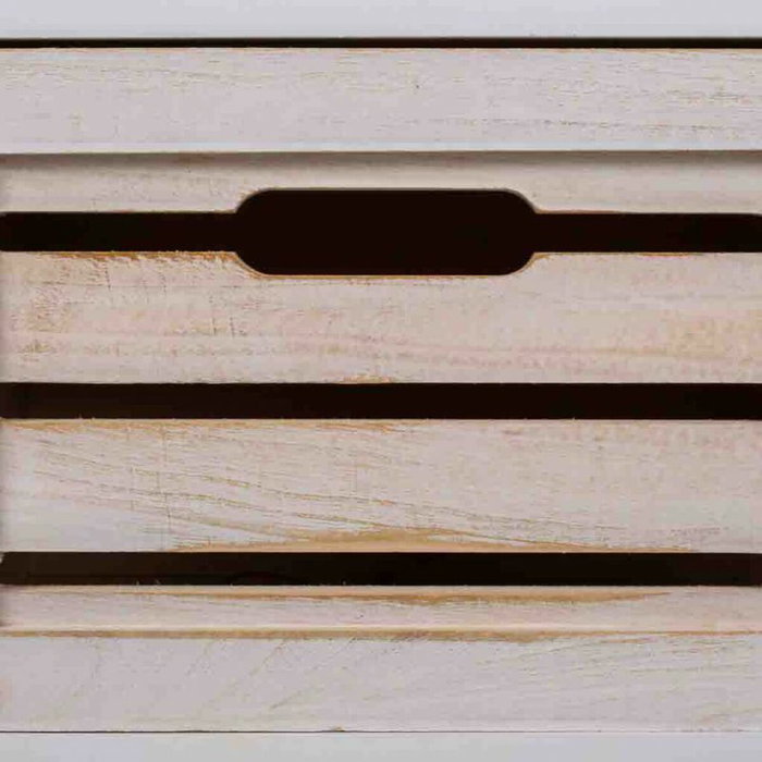 Cajonera Alexandra House Living Blanco Marrón Madera de Paulonia Madera MDF 30 x 68 x 40 cm Cajonera Alexandra House Living Blanco Marrón Madera de Paulonia Madera MDF 30 x 68 x 40 cm