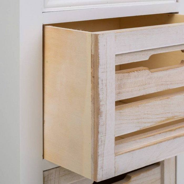 Cajonera Alexandra House Living Blanco Marrón Madera de Paulonia Madera MDF 30 x 68 x 40 cm Cajonera Alexandra House Living Blanco Marrón Madera de Paulonia Madera MDF 30 x 68 x 40 cm
