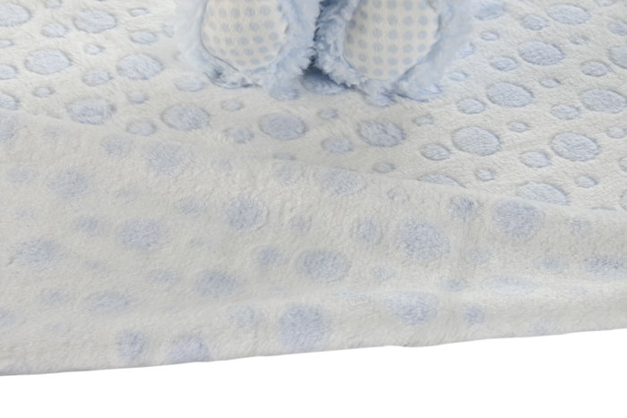 DKD Home Decor Set de Peluche y Manta en Surtido de 3 Unidades
