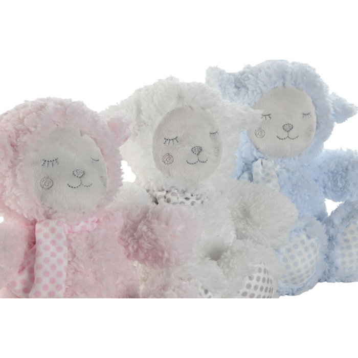 DKD Home Decor Set de Peluche y Manta en Surtido de 3 Unidades