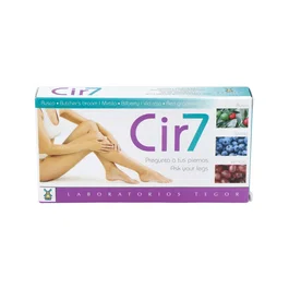 TEGOR Cir 7 Circulacion 40 Capsulas Agbio para Piernas Mejora Flujo Sanguineo